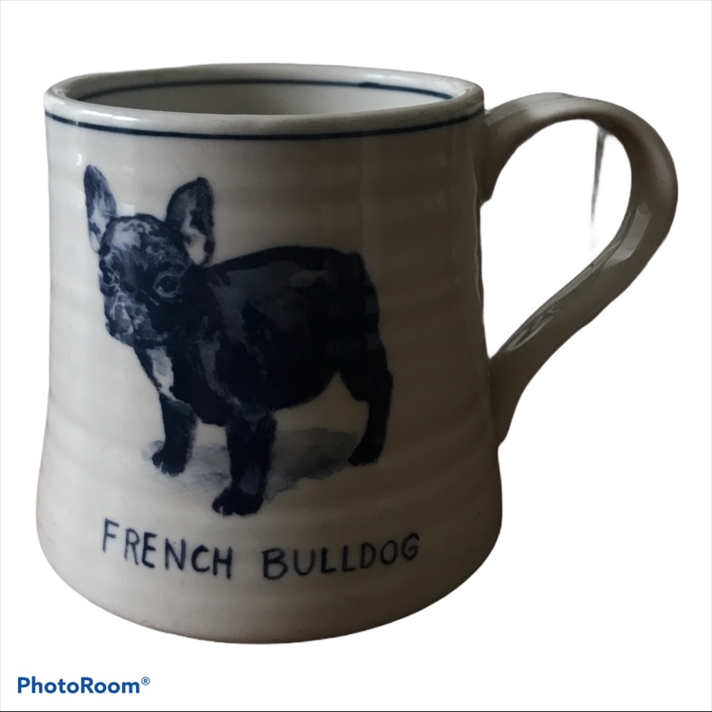 Anthropologie French Bulldog Molly Hatch Mug